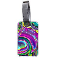 Background Art Abstract Watercolor Luggage Tags (two Sides)