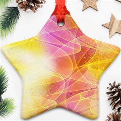 Background Art Abstract Watercolor Ornament (star) by Nexatart