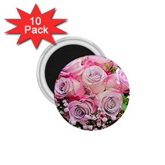 Flowers Bouquet Wedding Art Nature 1 75  Magnets (10 Pack)  by Nexatart