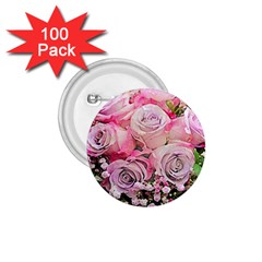 Flowers Bouquet Wedding Art Nature 1 75  Buttons (100 Pack)  by Nexatart