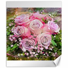 Flowers Bouquet Wedding Art Nature Canvas 8  X 10  by Nexatart