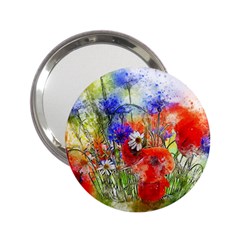 Flowers Bouquet Art Nature 2 25  Handbag Mirrors by Nexatart