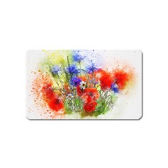 Flowers Bouquet Art Nature Magnet (name Card)