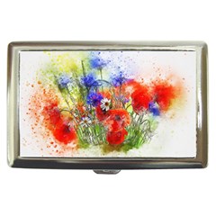 Flowers Bouquet Art Nature Cigarette Money Cases by Nexatart