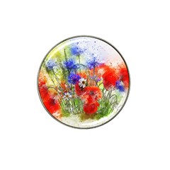 Flowers Bouquet Art Nature Hat Clip Ball Marker (10 Pack) by Nexatart