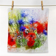 Flowers Bouquet Art Nature Face Towel by Nexatart