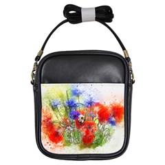 Flowers Bouquet Art Nature Girls Sling Bags by Nexatart