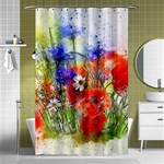 Flowers Bouquet Art Nature Shower Curtain 48  x 72  (Small)  Curtain(48  X 72 ) - 42.18 x64.8  Curtain(48  X 72 )