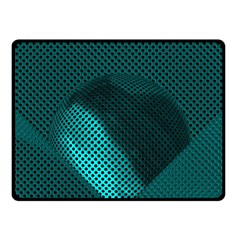 Background Sphere Ball Metal Blue Fleece Blanket (small) by Nexatart