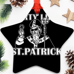  St  Patricks Day  Ornament (star) by Valentinaart