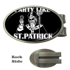  St  Patricks Day  Money Clips (oval)  by Valentinaart