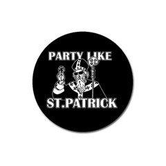  St  Patricks Day  Magnet 3  (round) by Valentinaart