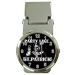  St. Patricks day  Money Clip Watches Front