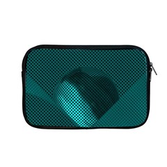 Background Sphere Ball Metal Blue Apple Macbook Pro 13  Zipper Case by Nexatart