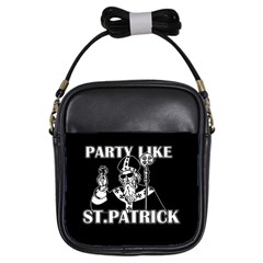  St  Patricks Day  Girls Sling Bags by Valentinaart