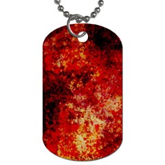 Background Art Abstract Watercolor Dog Tag (two Sides) by Nexatart