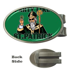  St  Patricks Day  Money Clips (oval)  by Valentinaart