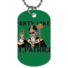  St  Patricks Day  Dog Tag (two Sides) by Valentinaart