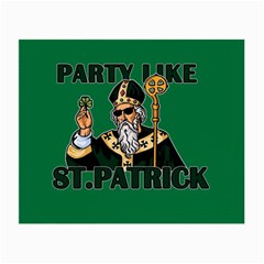  St  Patricks Day  Small Glasses Cloth (2-side) by Valentinaart