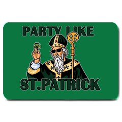  St  Patricks Day  Large Doormat  by Valentinaart