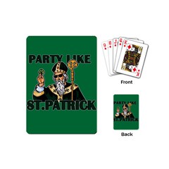  St  Patricks Day  Playing Cards (mini)  by Valentinaart