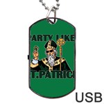  St. Patricks day  Dog Tag USB Flash (One Side) Front