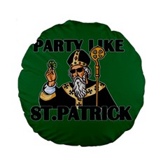  St  Patricks Day  Standard 15  Premium Round Cushions by Valentinaart