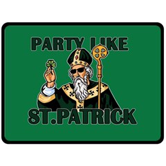  St  Patricks Day  Double Sided Fleece Blanket (large)  by Valentinaart