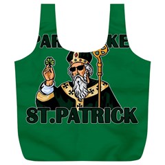  St  Patricks Day  Full Print Recycle Bags (l)  by Valentinaart