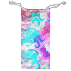 Background Art Abstract Watercolor Pattern Jewelry Bag