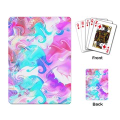 Background Art Abstract Watercolor Pattern Playing Card by Nexatart