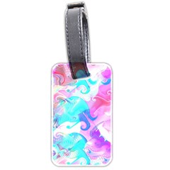 Background Art Abstract Watercolor Pattern Luggage Tags (two Sides)