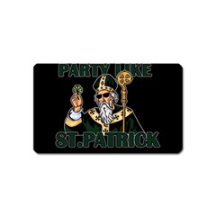  St  Patricks Day  Magnet (name Card) by Valentinaart