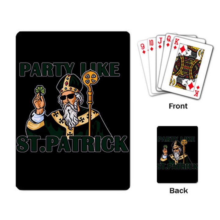  St. Patricks day  Playing Card