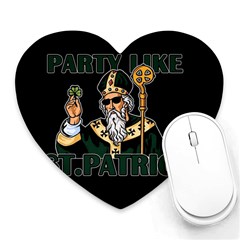  St  Patricks Day  Heart Mousepads by Valentinaart