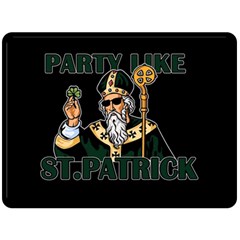  St  Patricks Day  Double Sided Fleece Blanket (large)  by Valentinaart