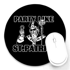  St  Patricks Day  Round Mousepads by Valentinaart