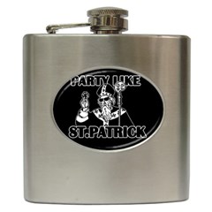  St  Patricks Day  Hip Flask (6 Oz) by Valentinaart