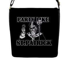  St  Patricks Day  Flap Messenger Bag (l)  by Valentinaart