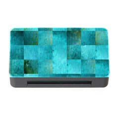 Background Squares Blue Green Memory Card Reader With Cf by Nexatart