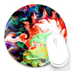 Background Art Abstract Watercolor Round Mousepads by Nexatart