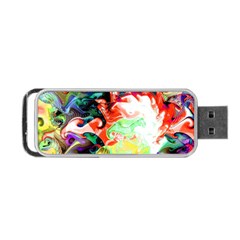 Background Art Abstract Watercolor Portable Usb Flash (two Sides) by Nexatart