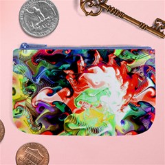 Background Art Abstract Watercolor Large Coin Purse by Nexatart