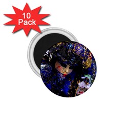 Mask Carnaval Woman Art Abstract 1 75  Magnets (10 Pack) 