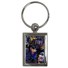 Mask Carnaval Woman Art Abstract Key Chains (rectangle)  by Nexatart