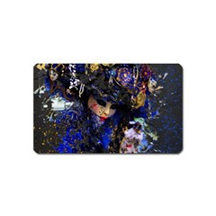 Mask Carnaval Woman Art Abstract Magnet (name Card) by Nexatart