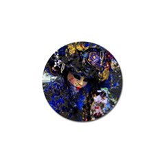 Mask Carnaval Woman Art Abstract Golf Ball Marker by Nexatart