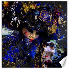 Mask Carnaval Woman Art Abstract Canvas 12  X 12   by Nexatart