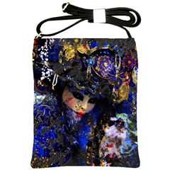 Mask Carnaval Woman Art Abstract Shoulder Sling Bags by Nexatart