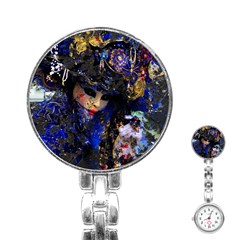 Mask Carnaval Woman Art Abstract Stainless Steel Nurses Watch by Nexatart